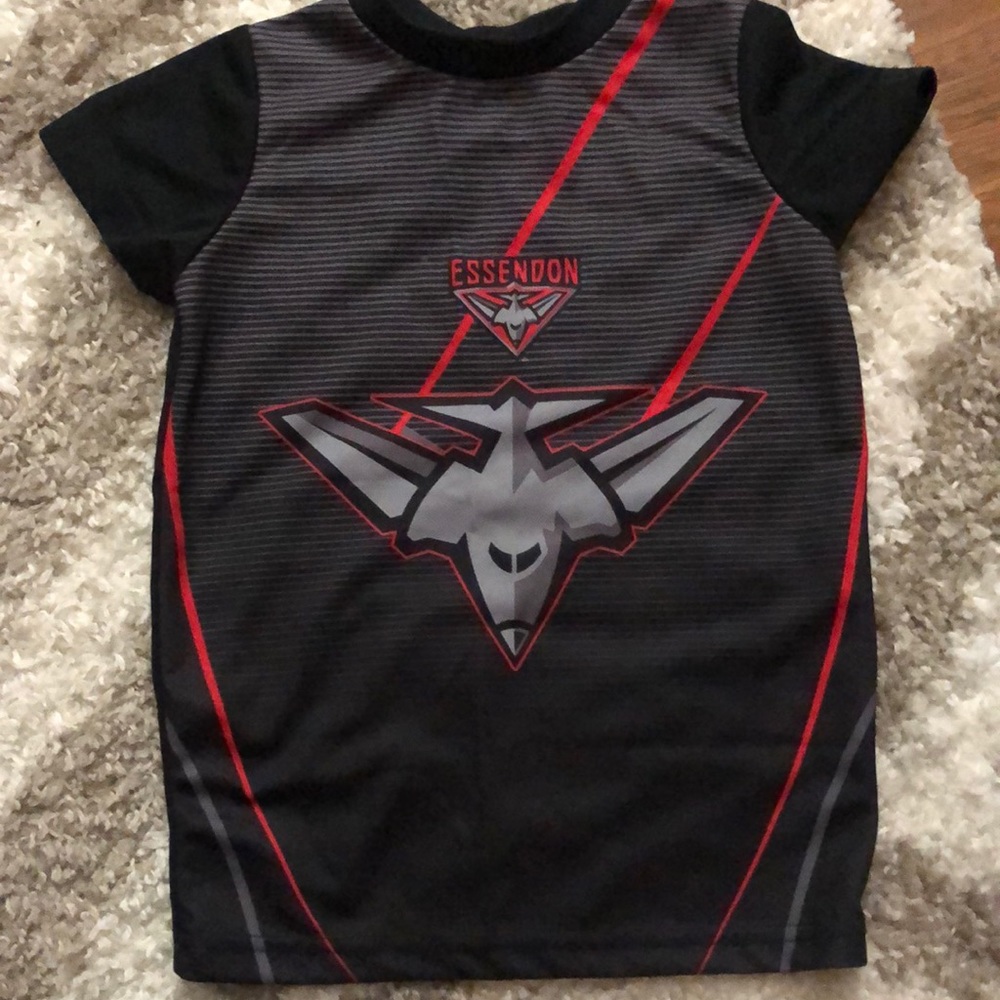 Australia AFL Essendon AFL jersey.  AUS Toddler size 2.
